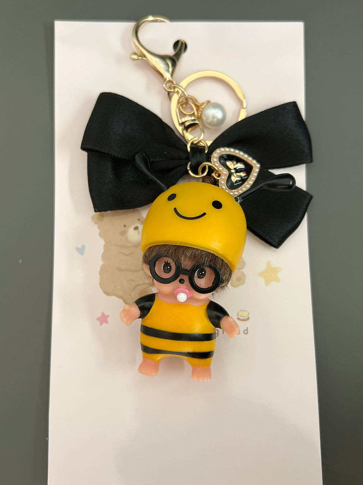 Monchhichi Bee Keychain Bag Charm