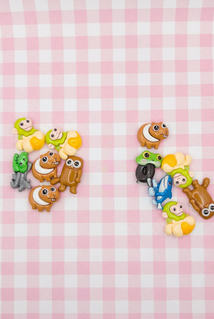 Funny Meme Creature Flatbacks 6-Pack | Kids Craft, Slime & Decoden Charms