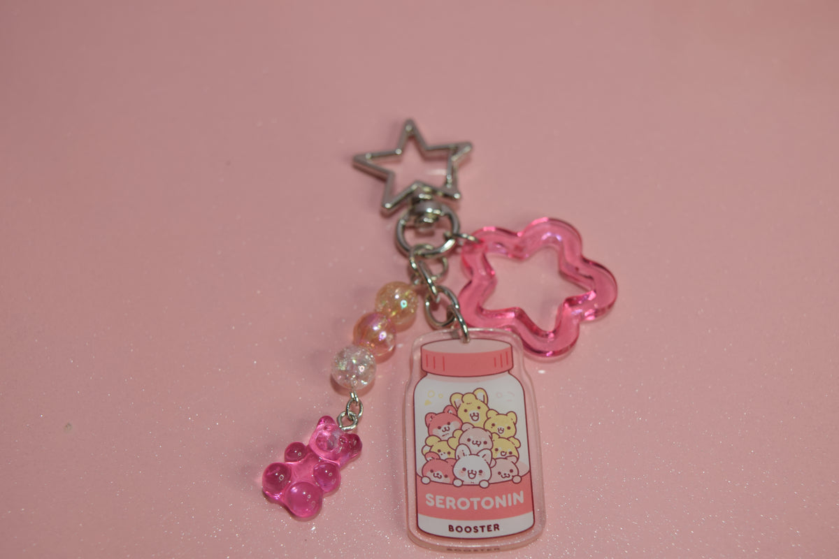 Berry Kawaii Mood Boosters Keychain Collection