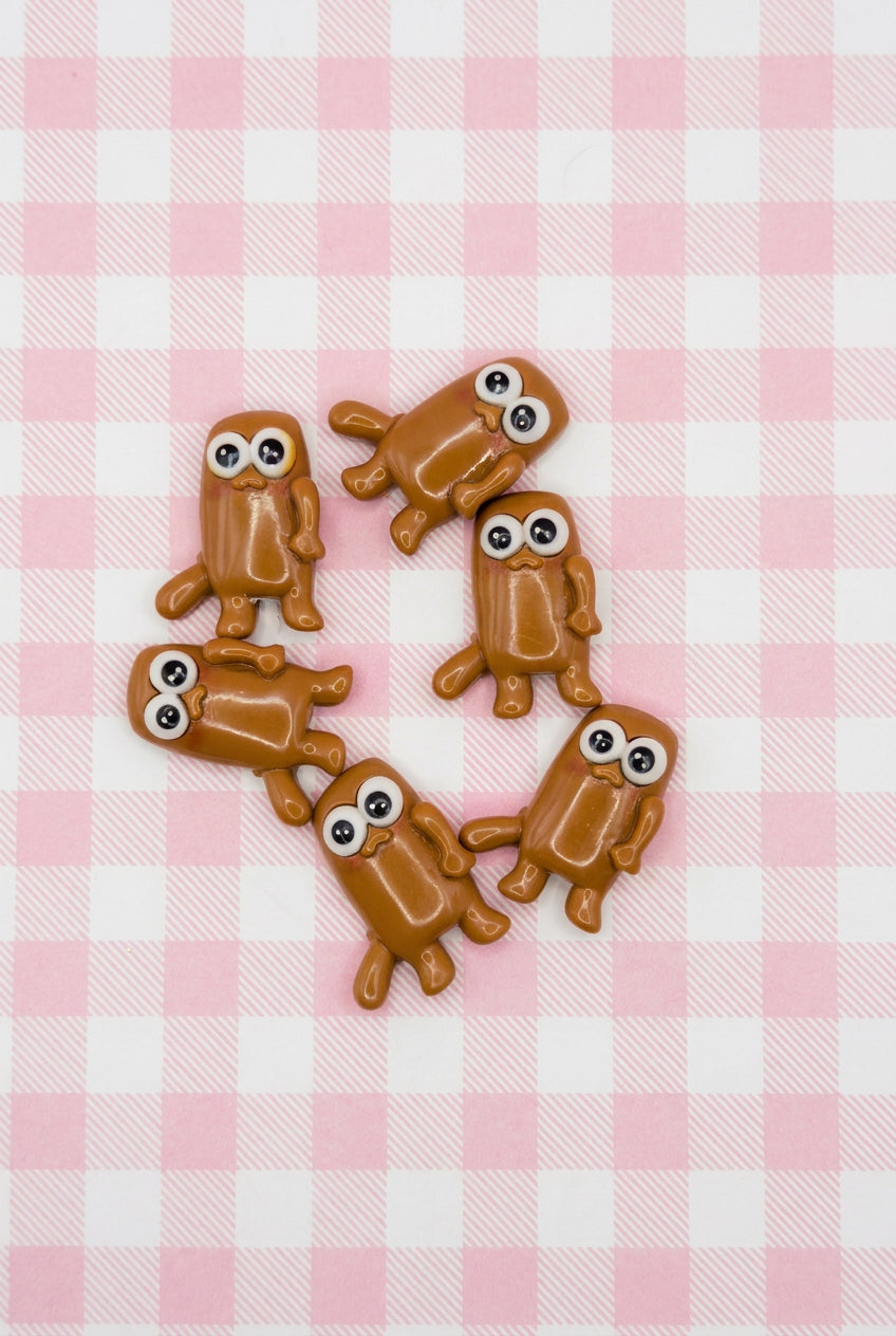 Funny Meme Creature Flatbacks 6-Pack | Kids Craft, Slime & Decoden Charms